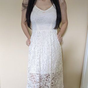 Bridal midi dress